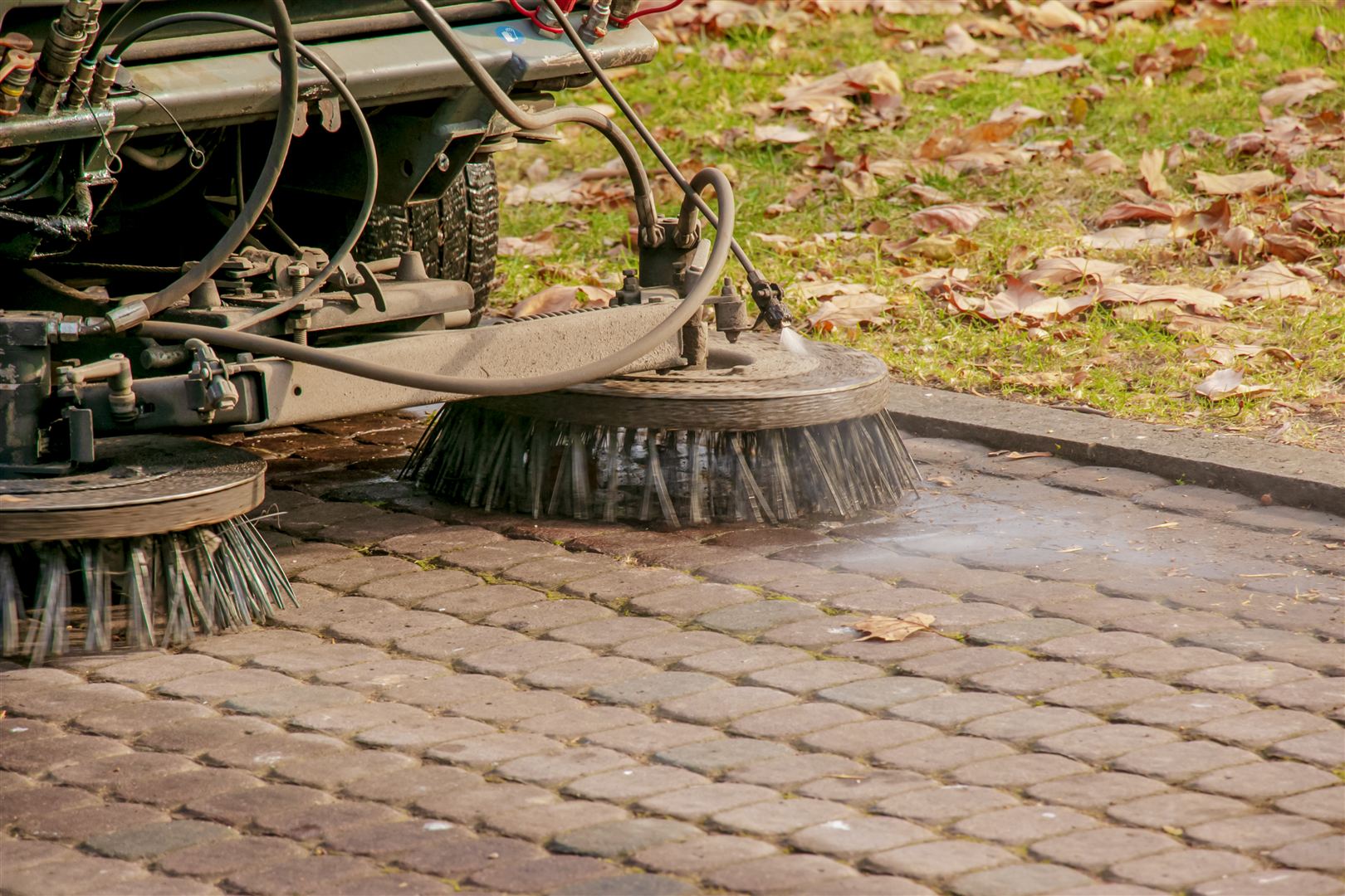 Commercial floor care and sweeping service
