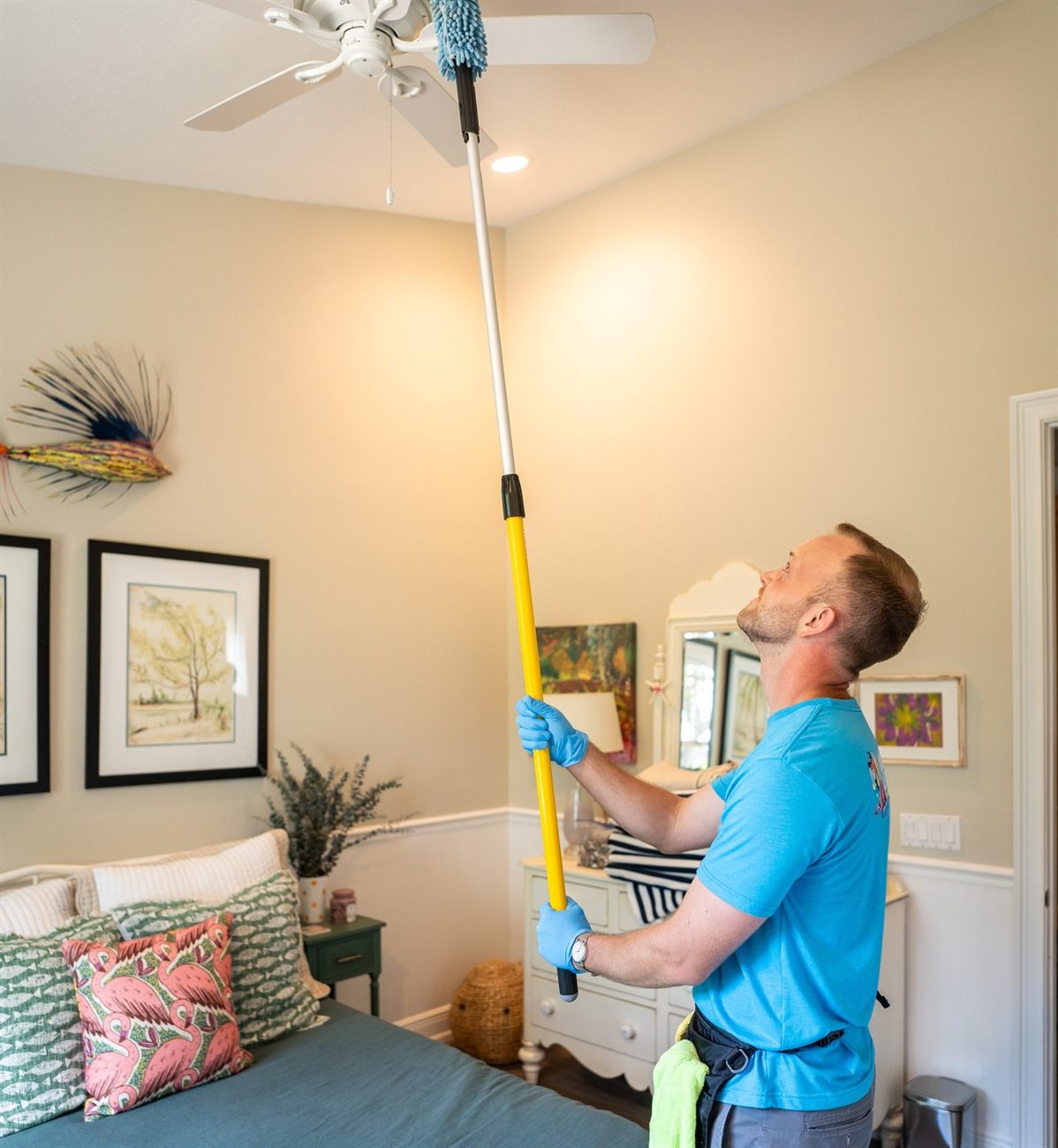 Connect Cleaning crew preparing a SWFL home for arrival